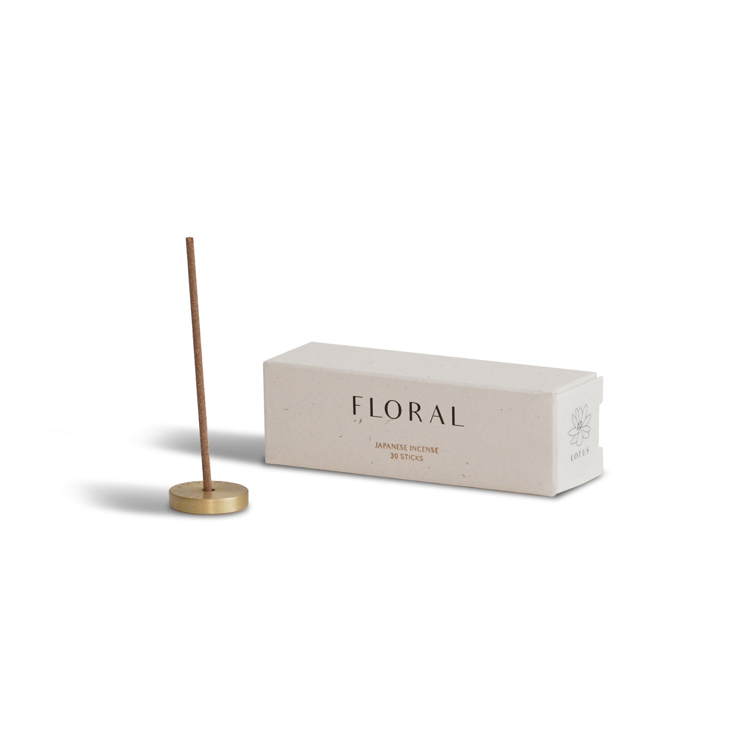 Lotus Japanese Incense Stick Set – 30 Sticks