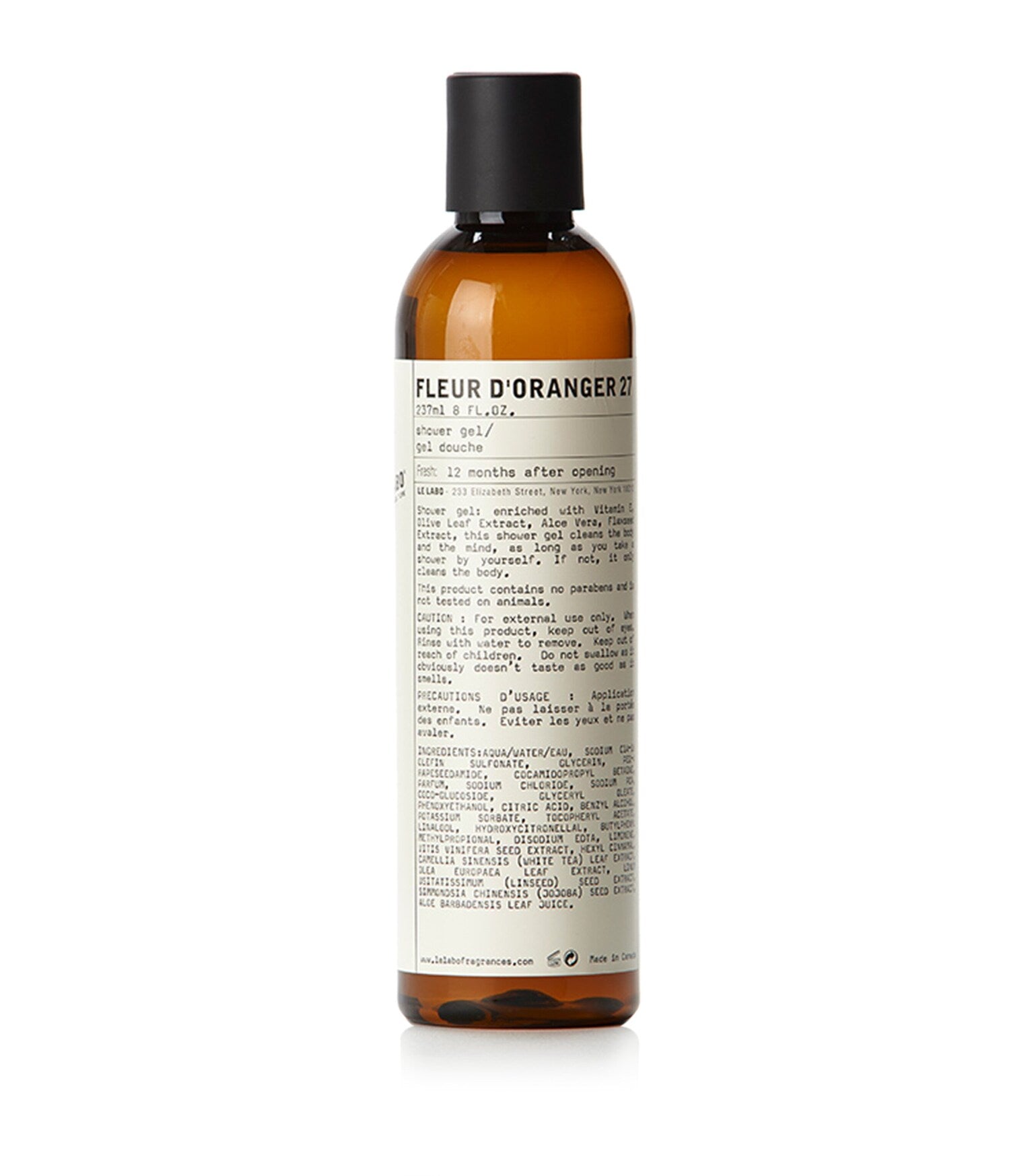 1 / 1  Le Labo Fleur D'Oranger 27 Shower Gel (237ml)
