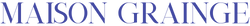 Logo of MAISON GRAINGE with a blue color scheme