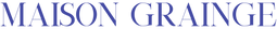 Logo of MAISON GRAINGE with a blue color scheme