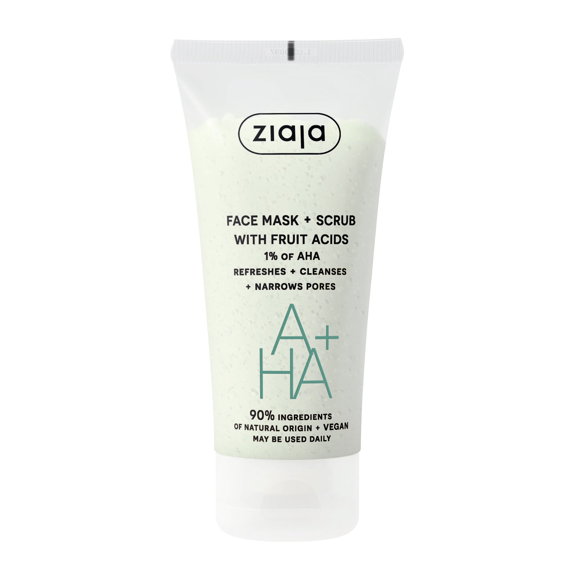 Face Mask and Scrub with Fruit Acids